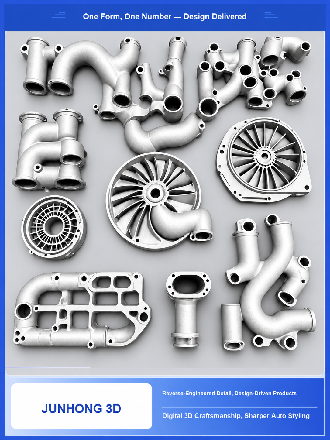 Metal industrial components