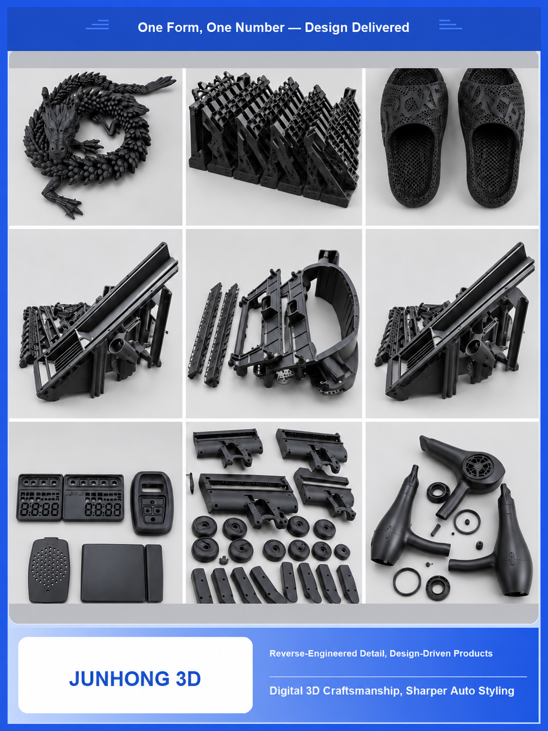 Nylon functional parts and housings